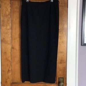 Black Talbots wool skirt 16